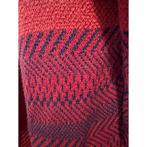 CABI Red and Blue Open Front Cardigan - XS - Picture 7 of 10